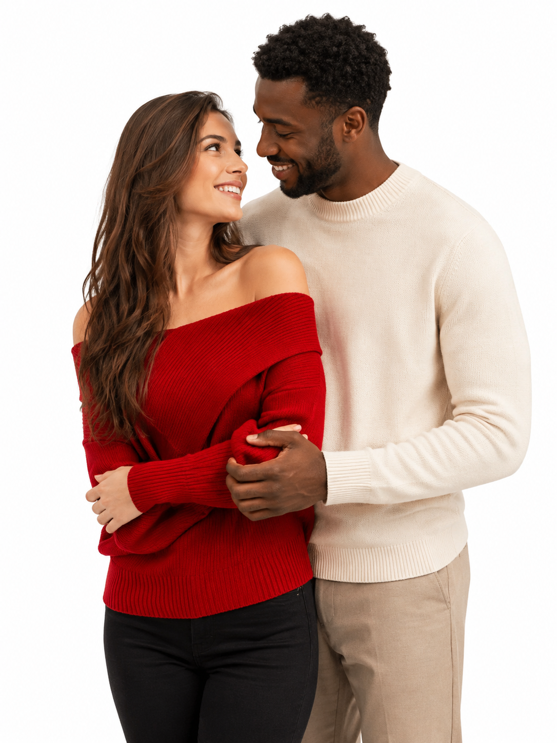 Happy couple enjoying a date